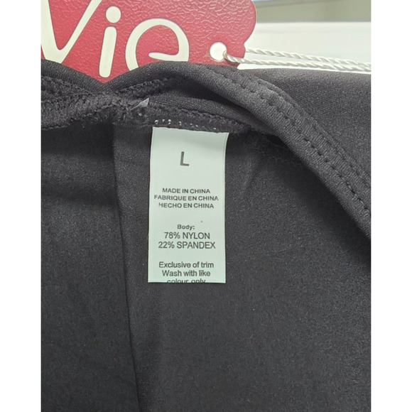 Vertvie Sleeveless Flare Jumsuit Women's L Black Backless Bodycon Seamless NWT - Picture 5 of 16